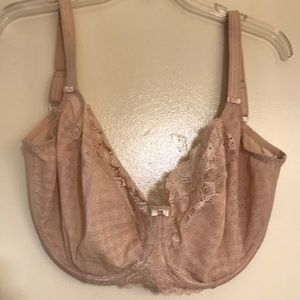 Panache underwire full coverage lace bra 30 JJ